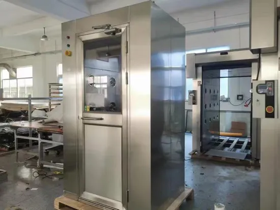 Cleanroom Electron Purification Automatic Industrial Nozzle Stainless Steel Air Shower for Medical Laboratory